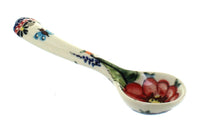 Polish Pottery Floral Butterfly Teaspoon