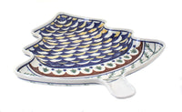 Polish Pottery Evergreen Christmas Tree Plate