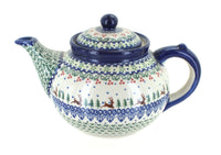 Polish Pottery Reindeer Delight Teapot