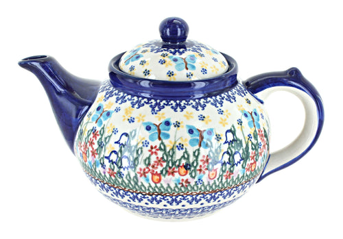 Polish Pottery Garden of Eden Teapot