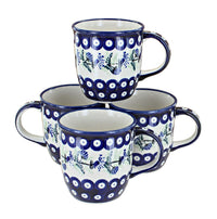 Polish Pottery Sweet Annie 4 Piece Mug Set