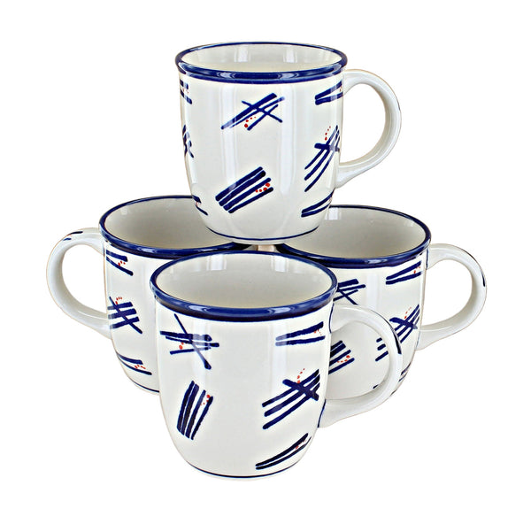 Zoe 4 Piece Mug Set
