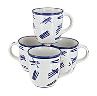 Polish Pottery Zoe 4 Piece Mug Set