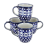 Polish Pottery Xandra 4 Piece Mug Set