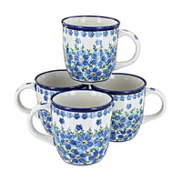 Polish Pottery Kalina 4 Piece Mug Set
