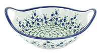Polish Pottery Porcelain Vine Small Bowl with Handles