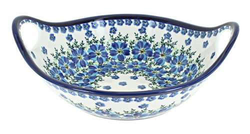 Polish Pottery Kalina Small Bowl with Handles
