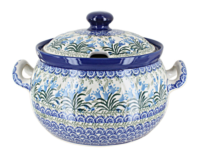 Polish Pottery Tulip Bouquet Soup Tureen