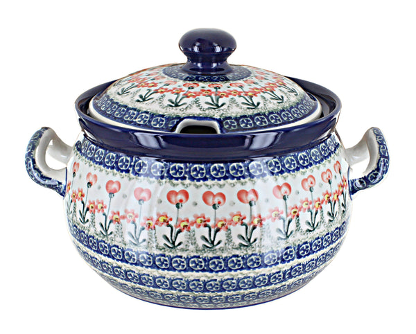 Peach Posy Soup Tureen