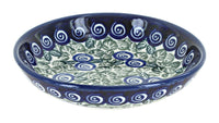 Polish Pottery Seaside Swirl Small Shallow Dish
