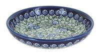 Polish Pottery Seaside Swirl  Large Shallow Dish