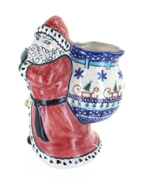 Polish Pottery Noel Nights Santa Claus