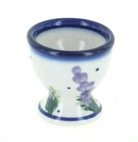 Polish Pottery Lavender Fields Egg Cup