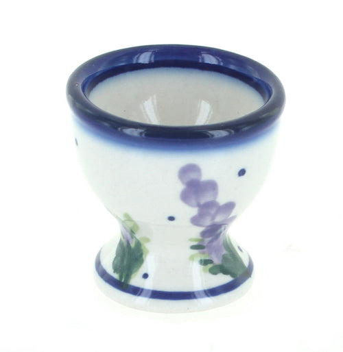 Polish Pottery Lavender Fields Egg Cup