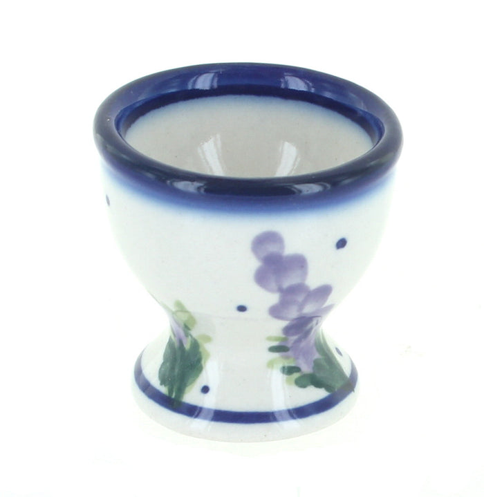 Polish Pottery Lavender Fields Egg Cup