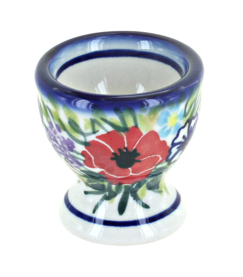 Polish Pottery Summer Garden Egg Cup