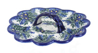 Polish Pottery Hyacinth Egg Plate