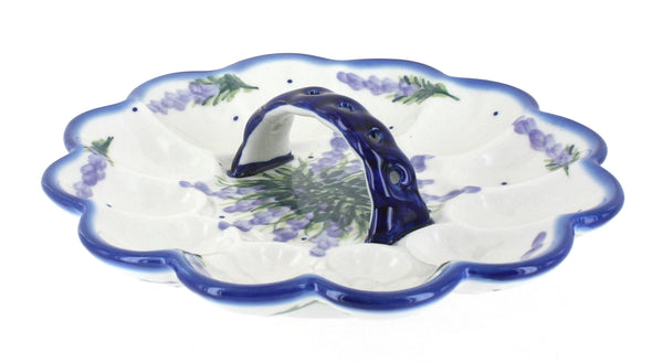 Lavender Fields Egg Plate