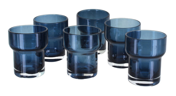Navy Craft Beer Glass - Set of 6
