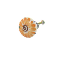 Polish Pottery Butterfly Drawer Pull