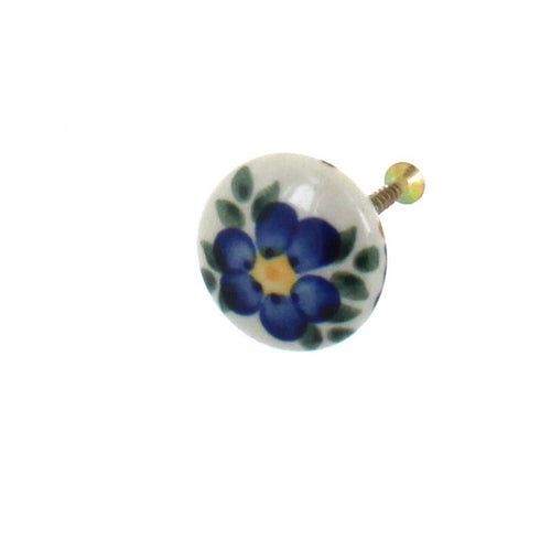 Polish Pottery Spring Blossom Drawer Pull