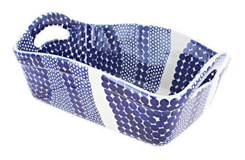 Polish Pottery Zara Basket With Handles