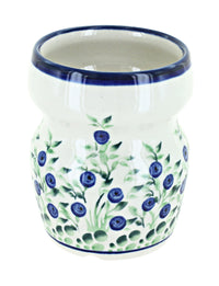 Polish Pottery Porcelain Vine Bathroom Cup