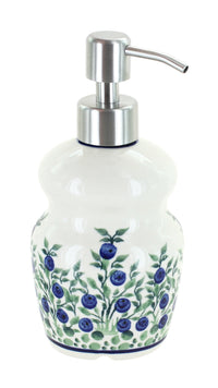 Polish Pottery Porcelain Vine Soap Dispenser