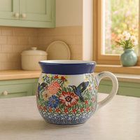 Hummingbird Bubble Mug Polish Pottery