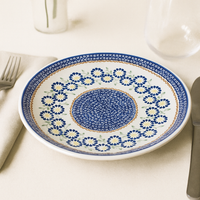 Peach Blossom Dinner Plate Polish Pottery