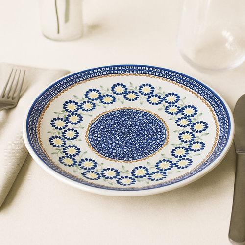 Peach Blossom Dinner Plate Polish Pottery