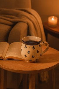 Blueberry Bubble Mug Polish Pottery