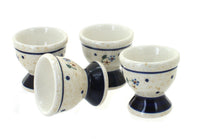 Polish Pottery Country Meadow Egg Cup Set