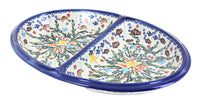 Polish Pottery Atlantis Large Divided Dish