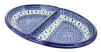 Polish Pottery Savannah Large Divided Dish