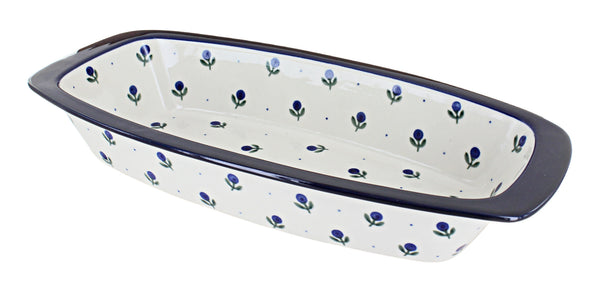 Blueberry Long Serving Dish
