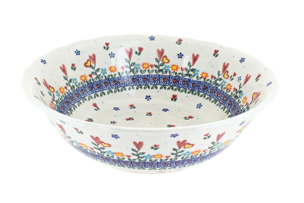 Hearts & Flowers Large Serving Bowl