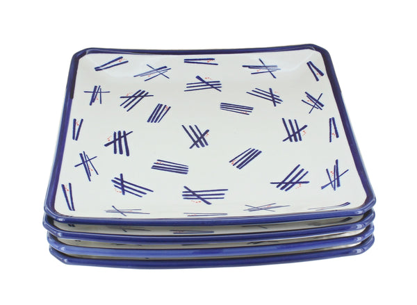 Zoe Square Dinner Plate Set