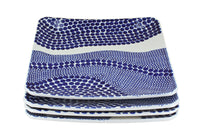 Polish Pottery Zara Square Dinner Plate Set