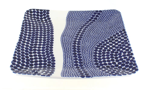 Polish Pottery Zara Square Dinner Plate