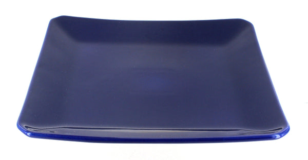 Cobalt Square Dinner Plate