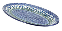 Polish Pottery Evergreen Magic Oval Platter