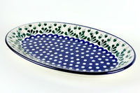 Alyce Oval Platter Polish Pottery