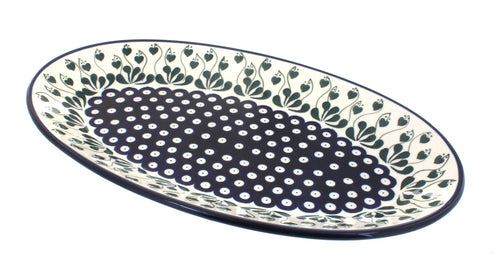Polish Pottery Alyce Oval Platter