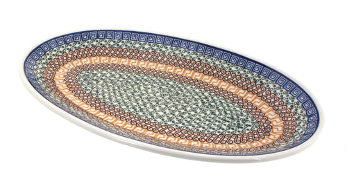 Athena Oval Platter Polish Pottery