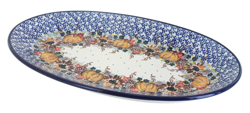 Polish Pottery Harvest Bounty Oval Platter