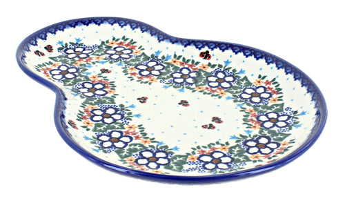 Polish Pottery Scarlett Breakfast Plate