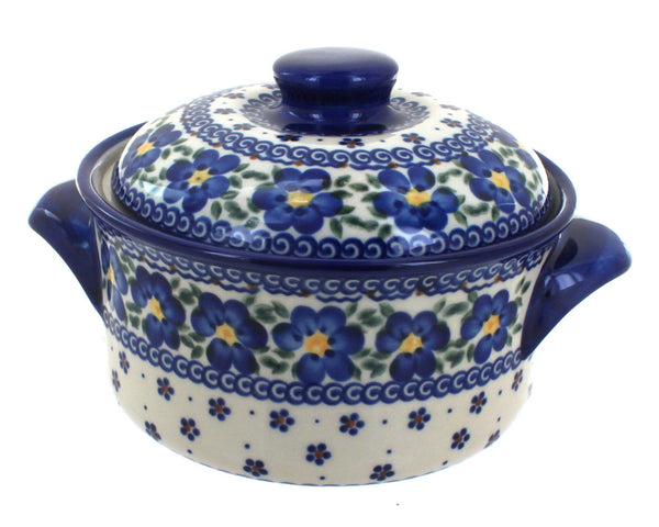 Spring Blossom Round Baker with Lid
