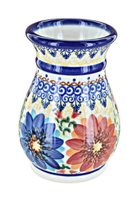 Polish Pottery Autumn Burst Small Vase