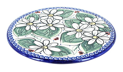 Polish Pottery Ladybug Trivet